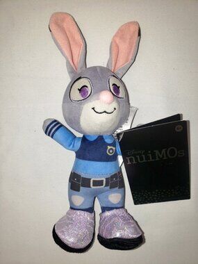 Disney nuiMOs Zootopia Judy Hopps poseable plush doll 10” New with Tag